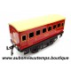 HACHETTE 1/43 HORNBY O WAGON VOITURE VOYAGEURS Cl 1 A8myfi 170838 Réf : 402383P Réédition