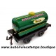 HACHETTE 1/43 HORNBY O WAGON PLAT CITERNE - HUILE MOTOROL Réf : 402380L Réédition