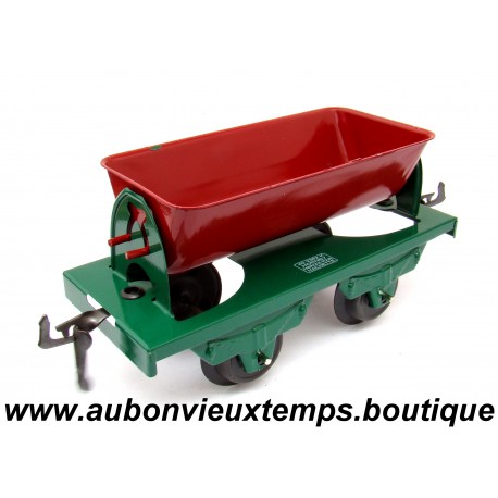 HACHETTE 1/43 HORNBY O WAGON PLAT avec BENNE BASCULANTE Réf : 402362K Réédition