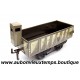 HACHETTE 1/43 HORNBY O WAGON PLAT TOMBEREAU à CAISSE avec GUERITE Réf : 402375C Réédition