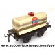HACHETTE 1/43 HORNBY O WAGON PLAT CITERNE - ECO ESSENCE 567379 P Réf : 402347M Réédition