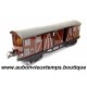 MECCANO 1/43 HORNBY O WAGON MARCHANDISES COUVERT - PLM KKwf 20.22.55