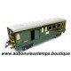 MECCANO 1/43 HORNBY O WAGON MIXTE VOYAGEURS Cl 1 et BAGAGES - PARIS MARSEILLE - B5 Dmyfi 20 420