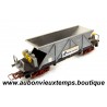 JOUEF 1/87 HO WAGON MARCHANDISES à TREMIE - RHONE POULENC SVywf 536199 Réf : 6575