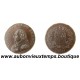 ESSAI 2 FRANCS ( Module de ) Etain plaqué Bronze 1816 LOUIS XVIII - Anonyme