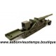 FRANCE JOUETS 1/55 TRACTEUR BLINDE PACIFIC M26 avec CANON ATOMIQUE Réf : 208