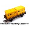 JOUEF 1/87 HO WAGON PLAT PORTE CONTAINERS BAILLY Réf : 645B