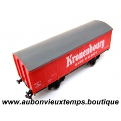 FOBBI 1/87 HO WAGON MARCHANDISES COUVERT KRONENBOURG HIy 506321 
