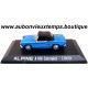 METROPOLE COLLECTION 1/43 RENAULT ALPINE A 108 CABRIOLET 1960