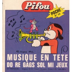 PIFOU POCHE Tome 56 - MUSIQUE en TETE