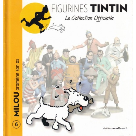 LIVRET FIGURINES TINTIN Tome 6 - MILOU PROMENE son OS - MOULINSART