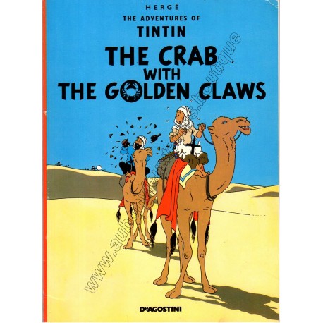 TINTIN - The CRAB with the GOLDEN CLAWS Tome 9 - 1990 De AGOSTINI