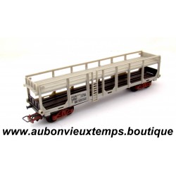 JOUEF 1/87 HO WAGON PLAT PORTE VOITURES STVA HZf 504496 Réf : 6540