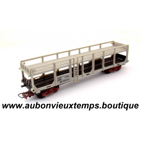 JOUEF 1/87 HO WAGON PLAT PORTE VOITURES STVA HZf 504496 Réf : 6540