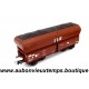 ROCO HO 1/87 WAGON TREMIE SGW - TRANSPORT de HOUILLE et de COKE Réf : 46243