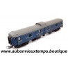 JOUEF - PLAYCRAFT HO 1/87 VOITURE CIWL 1247 - FOURGON à BAGAGES et VOITURE COACH Réf : 460