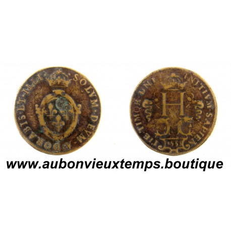 JETON 1553 HENRI II - DAUPHINÉ