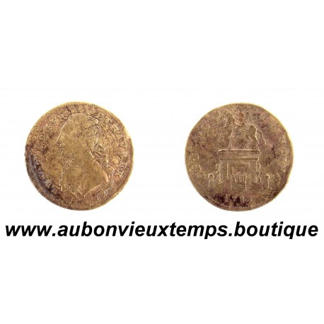 JETON de COMPTE Laiton 1788 LOUIS XVI - OPTIMO. PRINCIPI.