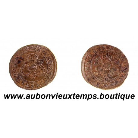 JETON de COMPTE au GLOBE CRUCIGERE Laiton ND ( 1586-1636 ) KRAVWINCKEL II – NUREMBERG - ALLEMAGNE