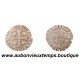 DOUZAIN aux deux H 1er type Billon ( Argent 240‰ ) 1593 Q HENRI III - NARBONNE