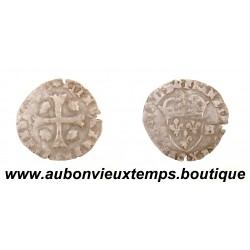 DOUZAIN aux deux H 1er type Billon ( Argent 240‰ ) 1593 Q HENRI III - NARBONNE