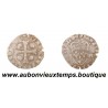DOUZAIN aux deux H 1er type Billon ( Argent 240‰ ) 1593 Q HENRI III - NARBONNE