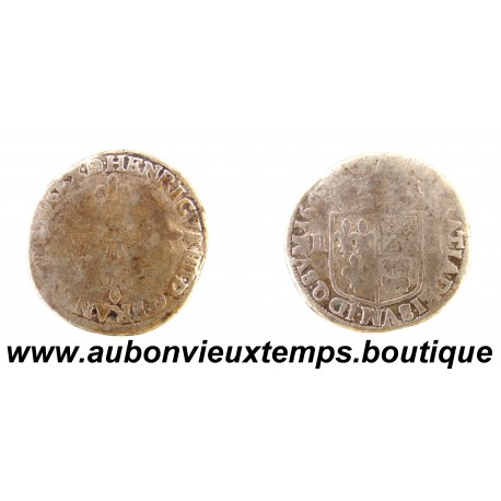 ¼ ECU Argent 917 ‰ 1607 Pau HENRI IV - BEARN
