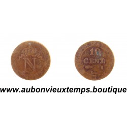 10 CENTIMES Billon ( Argent 200‰ ) 18- - I NAPOLEON 1er - LIMOGES