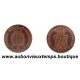 3 QUARTOS Bronze 1845 ISABEL II – CATALOGNE – ESPAGNE