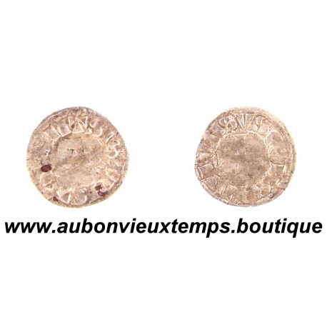 DENIER TOURNOIS Argent ND ( 1241 – 1271 ) ALPHONSE de POITIERS – POITIERS – COMTÉ du POITOU 