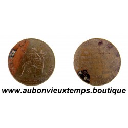 2 SOLS 1791 BRONZE - MONNAIES DE CONFIANCE - MONNERON à la LIBERTE – BIRMINGHAM - SOHO