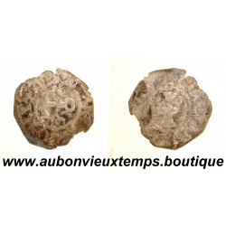 DENIER Argent ND ( 1160 - 1190 ) FOULQUES - ANGERS - COMTÉ D'ANJOU