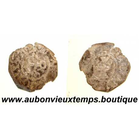 DENIER Argent ND ( 1160 - 1190 ) FOULQUES - ANGERS - COMTÉ D'ANJOU