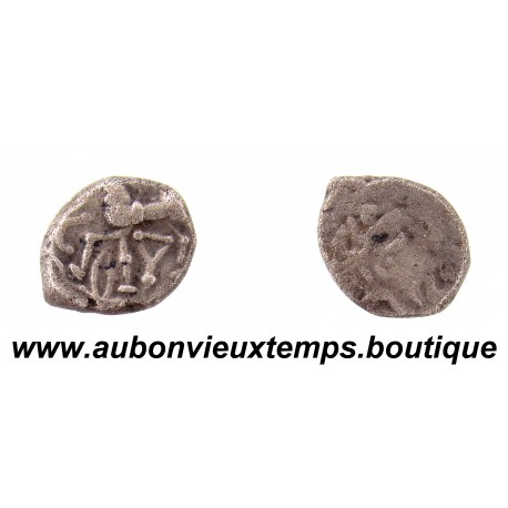 DENIER KALETEDOY au DELTA INVERSÉ Argent ND ( 80 – 50 Av J.C. ) – LINGONS - ( Région de Langres ) - GAULE