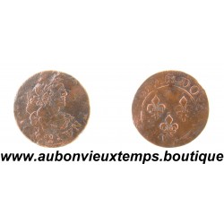 DOUBLE TOURNOIS Cuivre 1639 LOUIS XIII