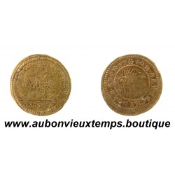 JETON de COMPTE Laiton ND BATEAU 3 MATS – SOLEIL et LUNE - NUREMBERG