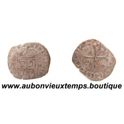 DOUZAIN aux 2 H Billon ( Argent 240‰ ) 1594 HENRI IV – DAUPHINÉ