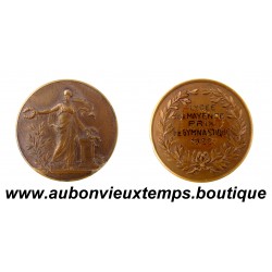MÉDAILLE Bronze 1922 PRIX de GYMNASTIQUE – LYCÉE de MAYENCE