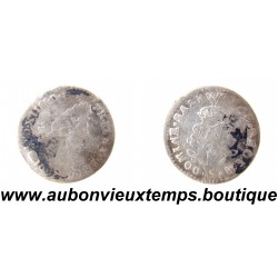 QUADRUPLE ( 4 ) SOLS aux 2 L Argent 798‰ 1692 S LOUIS XIV - REIMS