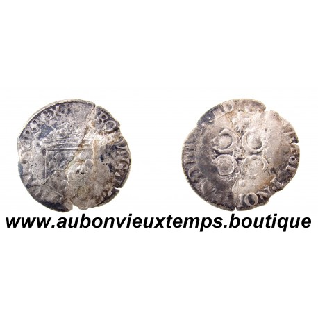 SOL PARISIS 1er Type Billon ( Argent 529‰ ) 1572 & CHARLES IX – AIX en PROVENCE