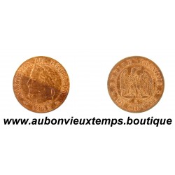 UN ( 1 ) CENTIME Bronze 1862 K NAPOLEON III – BORDEAUX