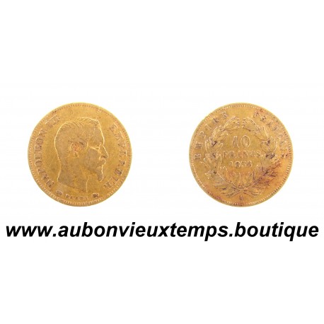 10 FRANCS OR 1856 A NAPOLEON III TETE NUE