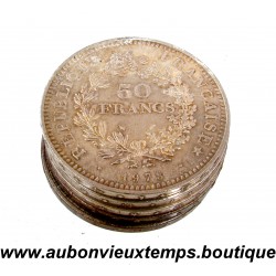 LOT 5 X 50 FRANCS Argent 900 ‰ HERCULE