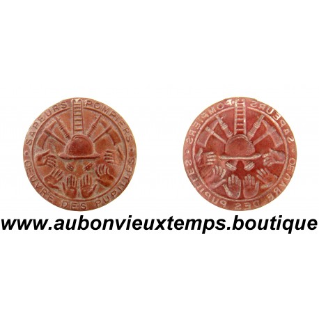 JETON Bronze ND SAPEURS POMPIERS – ŒUVRE des PUPILLES