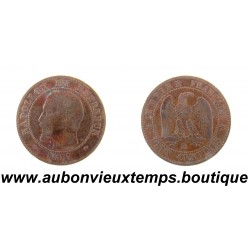 DEUX ( 2 ) CENTIMES Bronze 1855 D NAPOLEON III - LYON