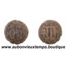 FOLLIS Bronze ND ( An 1 ) PHOCAS et LÉONTIA - CONSTANTINOPLE