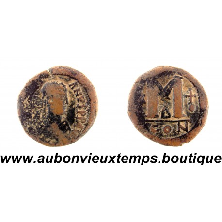 FOLLIS Bronze ND ( 527 – 538 Ap. J.C. ) JUSTINIEN 1er – CONSTANTINOPLE – EMPIRE BYZANTIN