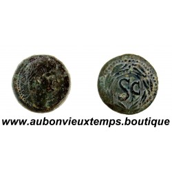SEMIS Bronze ND ( 54 - 68 Ap. J.C. ) NERON – LUCIUS DOMITIUS AHENOBARBUS – ANTIOCHE sur l’ORONTE - SYRIE