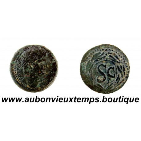 SEMIS Bronze ND ( 54 - 68 Ap. J.C. ) NERON – LUCIUS DOMITIUS AHENOBARBUS – ANTIOCHE sur l’ORONTE - SYRIE