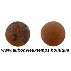 10 CENT Bronze 1814 LOUIS XVIII – MONNAIE OBSIDIONALE - Atelier de WOLSCHOT - ANVERS